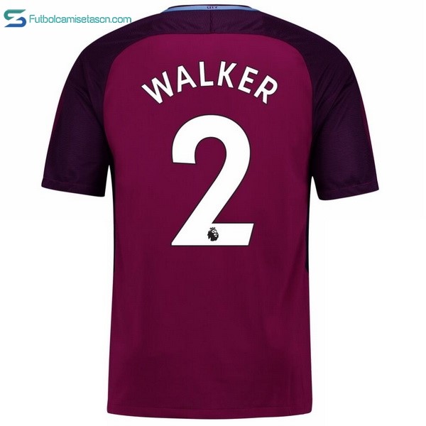 Camiseta Manchester City 2ª Walker 2017/18